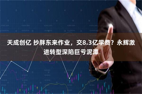 天成创亿 抄胖东来作业，交8.3亿学费？永辉激进转型深陷巨亏泥潭