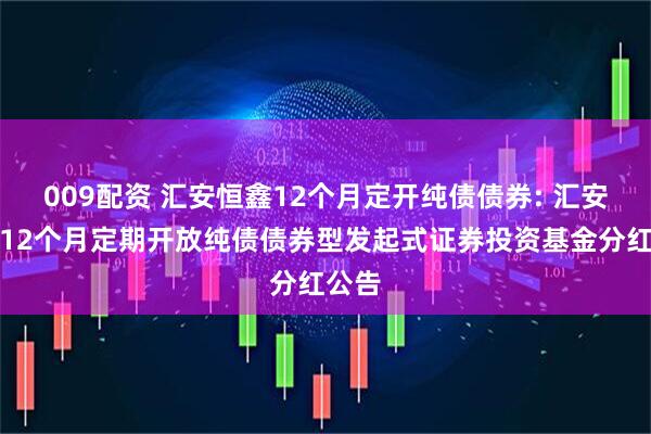 009配资 汇安恒鑫12个月定开纯债债券: 汇安恒鑫12个月定期开放纯债债券型发起式证券投资基金分红公告